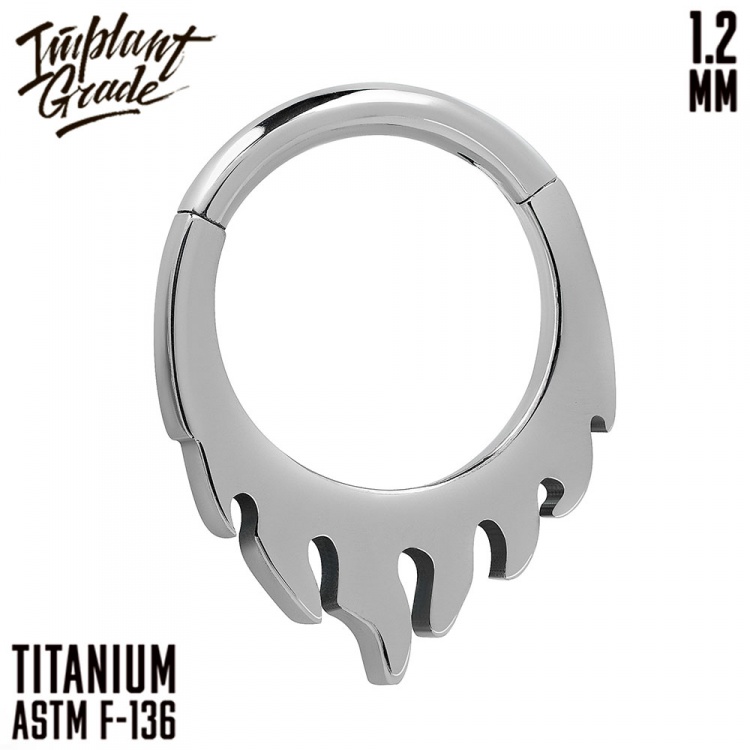 Кольцо-кликер Fire Implant Grade 1.2 мм титан
