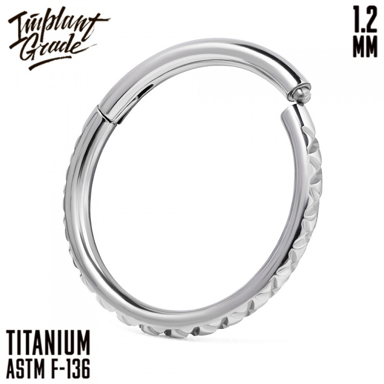 Кольцо-кликер Twilight X Implant Grade 1.2 мм титан