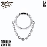 Кольцо-кликер Chain Implant Grade 1.2 мм титан