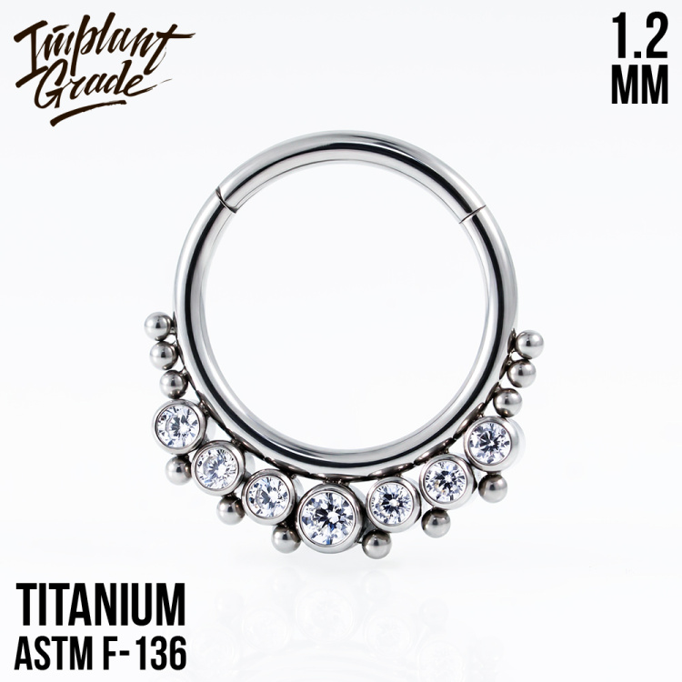 Кольцо-кликер Gino Implant Grade 1.2 мм титан Кольцо-кликер Gino Implant Grade 1.2 мм титан