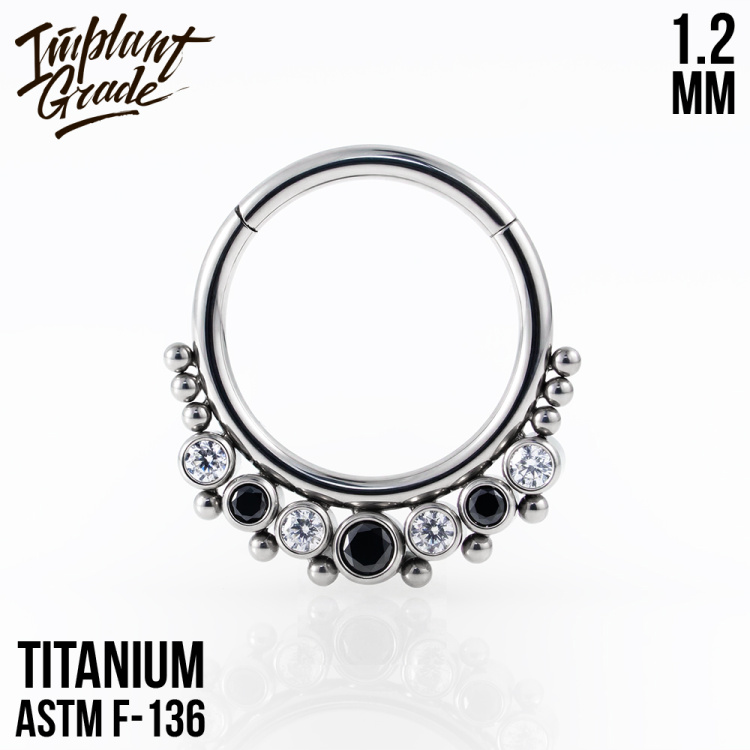 Кольцо-кликер Gino Implant Grade 1.2 мм титан Кольцо-кликер Gino Implant Grade 1.2 мм титан