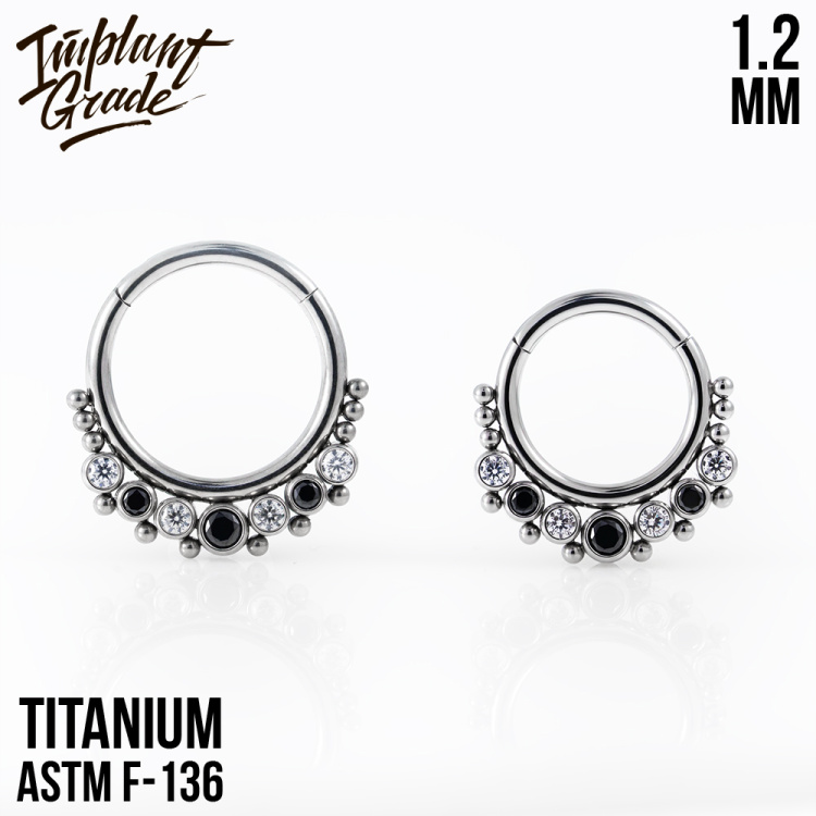 Кольцо-кликер Gino Implant Grade 1.2 мм титан Кольцо-кликер Gino Implant Grade 1.2 мм титан