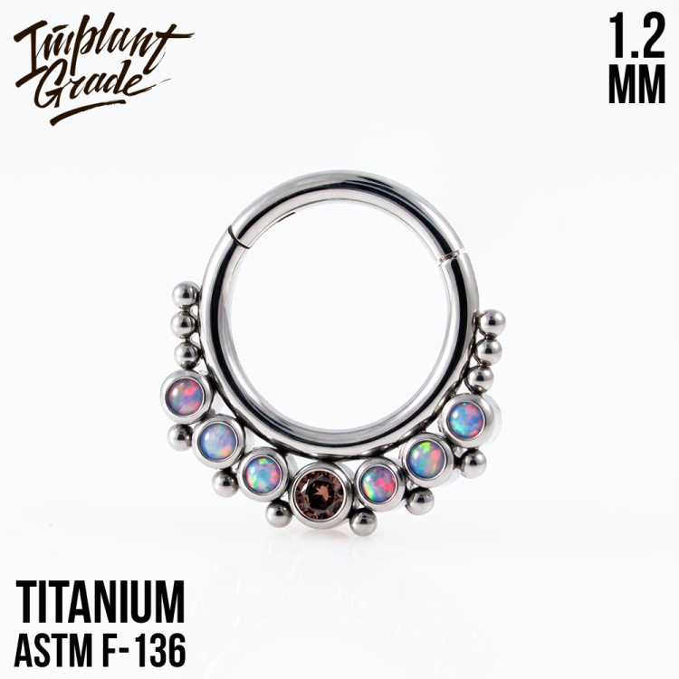 Кольцо-кликер Gino Implant Grade 1.2 мм титан Кольцо-кликер Gino Implant Grade 1.2 мм титан