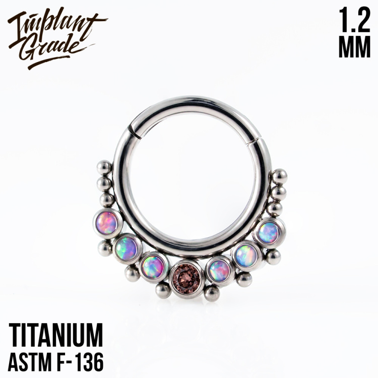 Кольцо-кликер Gino Implant Grade 1.2 мм титан Кольцо-кликер Gino Implant Grade 1.2 мм титан