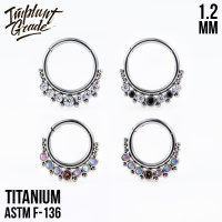 Кольцо-кликер Gino Implant Grade 1.2 мм титан