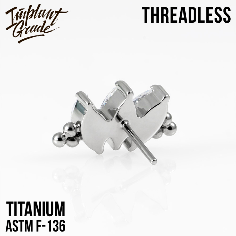 Топ Marquise vol.2 Bead Безрезьбовой Implant Grade титан