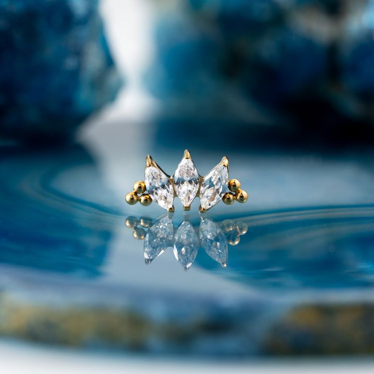 Топ Marquise vol.2 Bead Безрезьбовой Implant Grade титан