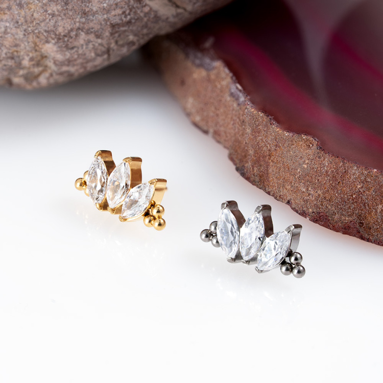 Топ Marquise vol.2 Bead Безрезьбовой Implant Grade титан