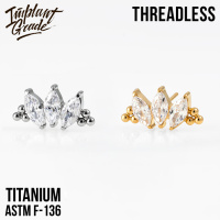 Топ Marquise vol.2 Bead Безрезьбовой Implant Grade титан