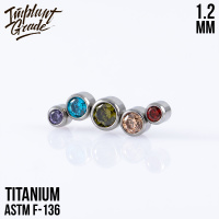 Накрутка Rainbow Flow Implant Grade 1.2 мм титан