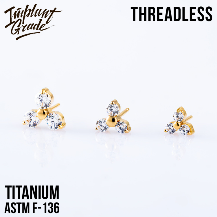 Топ Trois Безрезьбовой Implant Grade титан