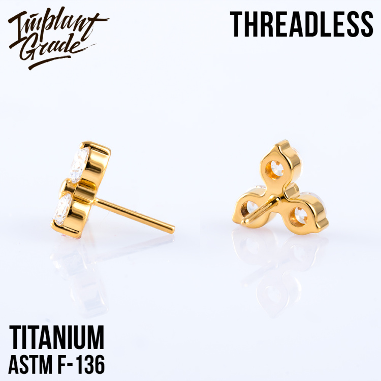 Топ Trois Безрезьбовой Implant Grade титан