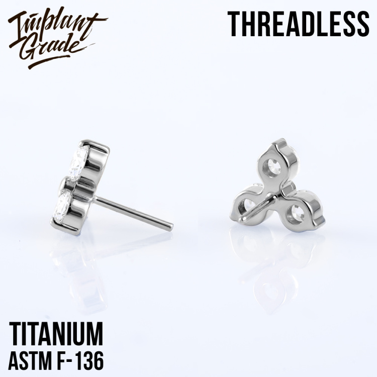 Топ Trois Безрезьбовой Implant Grade титан