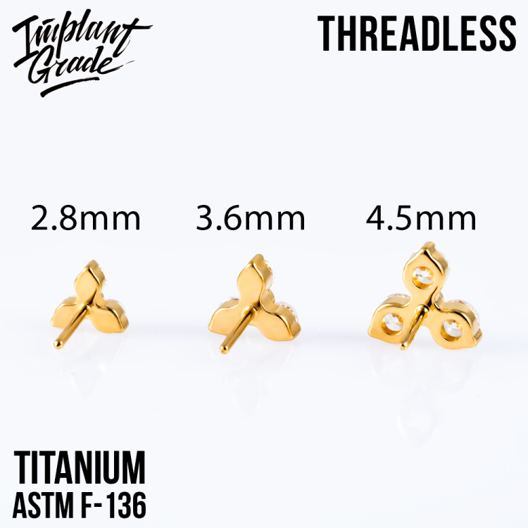 Топ Trois Безрезьбовой Implant Grade титан