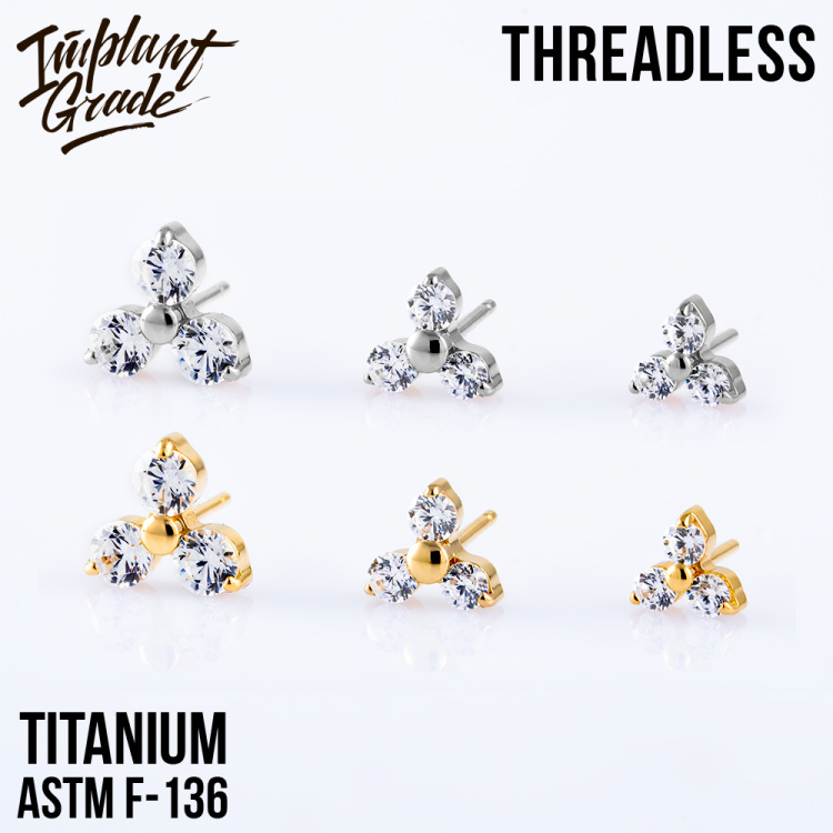 Топ Trois Безрезьбовой Implant Grade титан