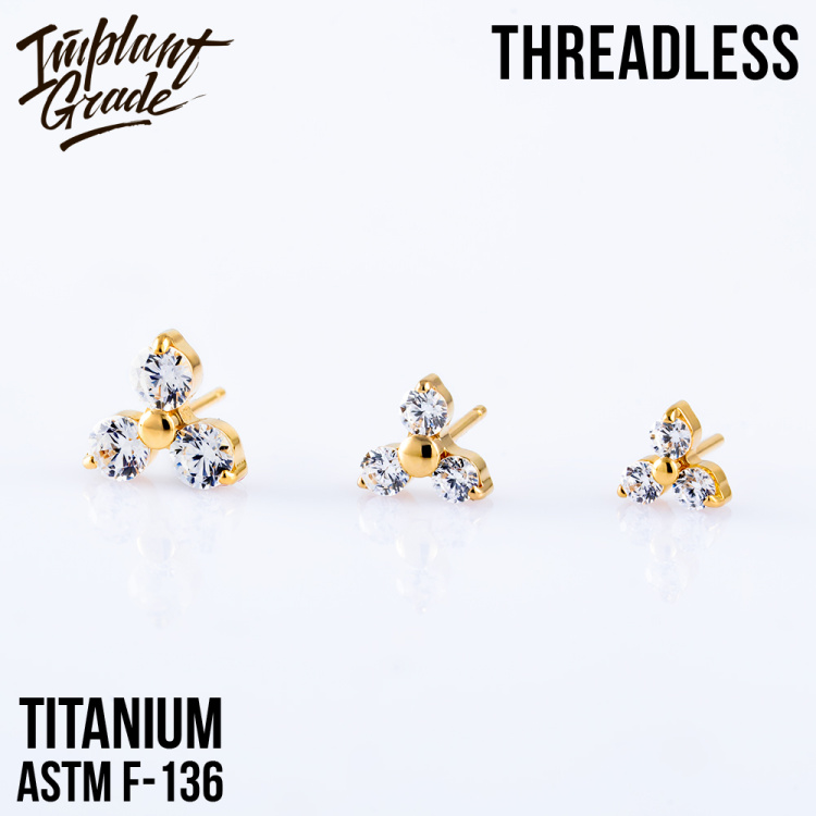 Топ Trois Безрезьбовой Implant Grade титан