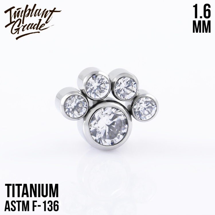 Накрутка Teddy Paw Implant Grade 1.6 мм титан