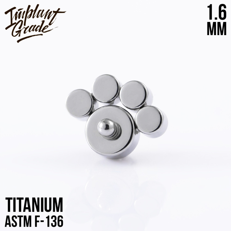 Накрутка Teddy Paw Implant Grade 1.6 мм титан