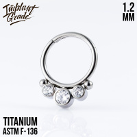 Кольцо-кликер Ringo Implant Grade 1.2 мм титан