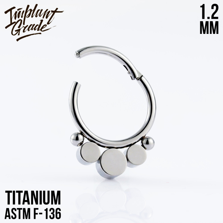 Кольцо-кликер Ringo Implant Grade 1.2 мм титан