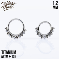 Кольцо-кликер Enny Implant Grade 1.2 мм титан