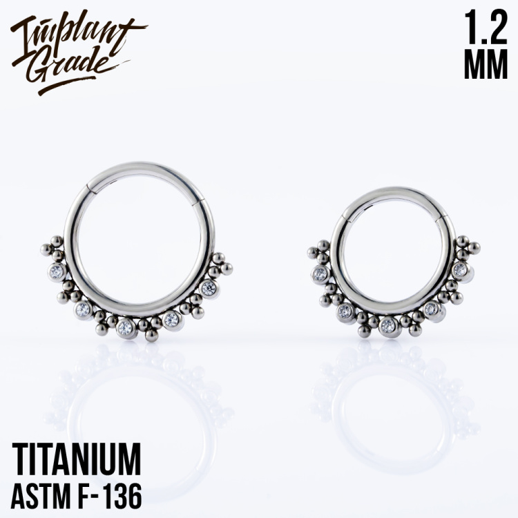 Кольцо-кликер Enny Implant Grade 1.2 мм титан