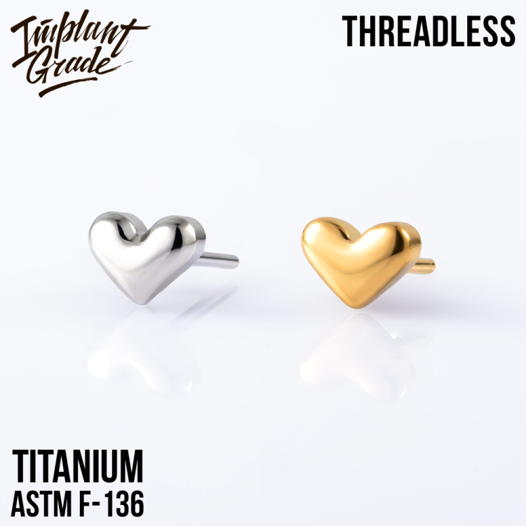 Топ Heart mini Безрезьбовой Implant Grade титан