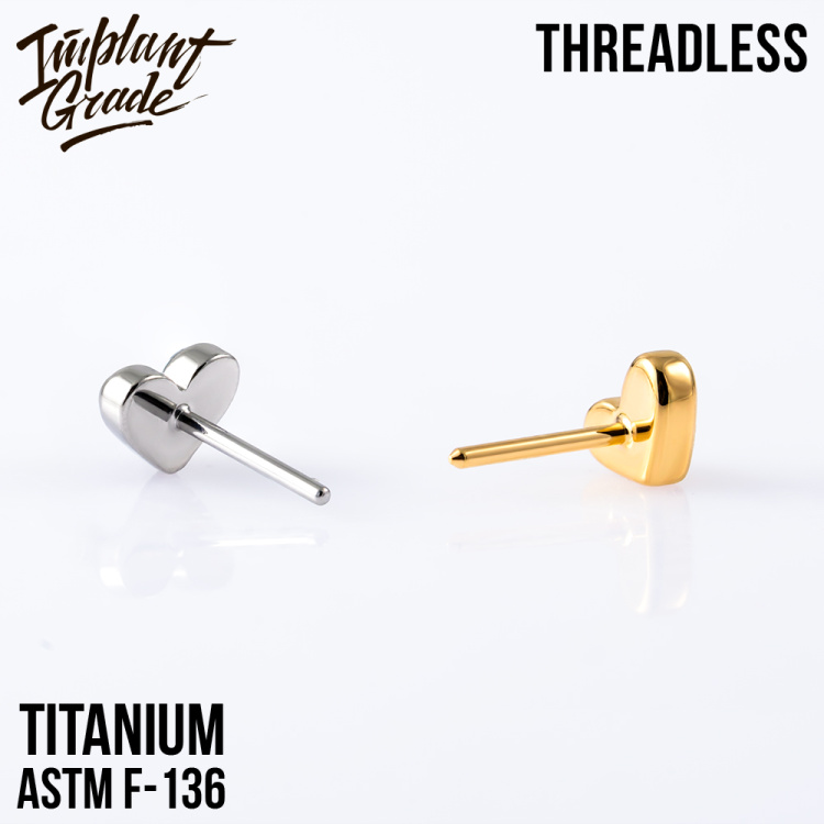 Топ Heart mini Безрезьбовой Implant Grade титан
