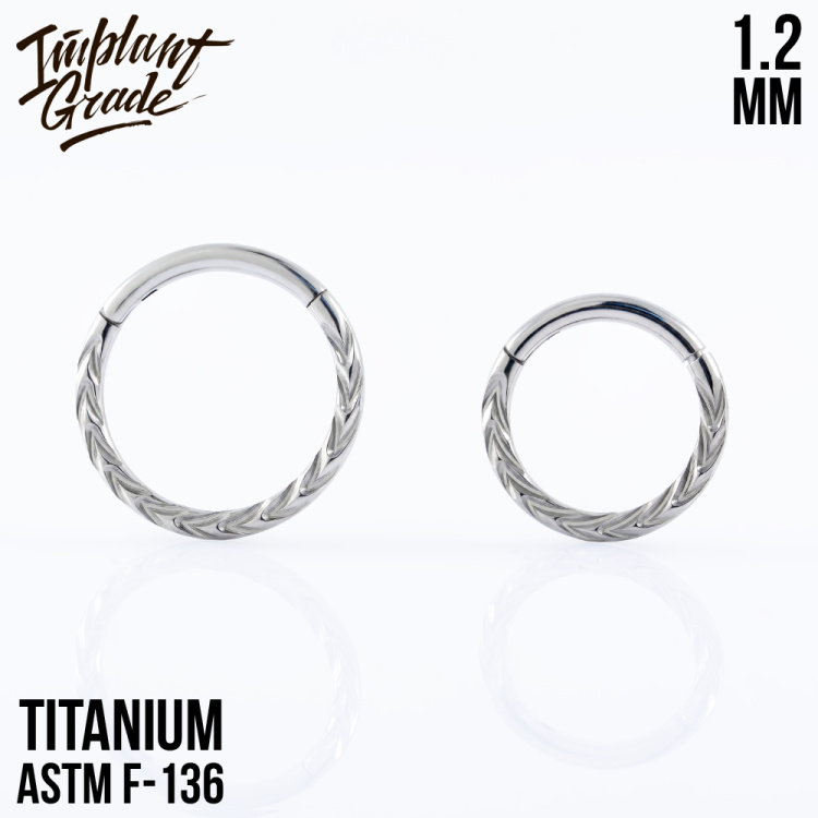 Кольцо-кликер Side Implant Grade 1.2 мм титан