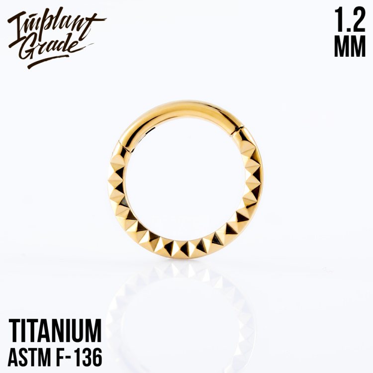 Кольцо-кликер Side Implant Grade 1.2 мм титан