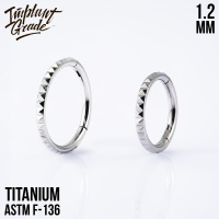 Кольцо-кликер Geometry Implant Grade 1.2 мм титан