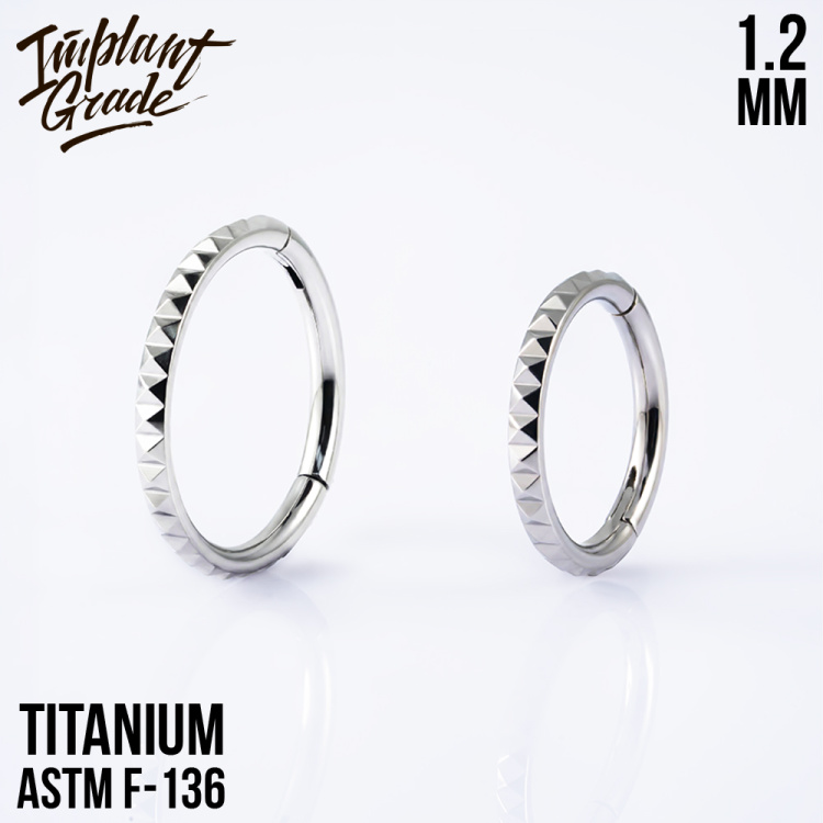 Кольцо-кликер Geometry Implant Grade 1.2 мм титан