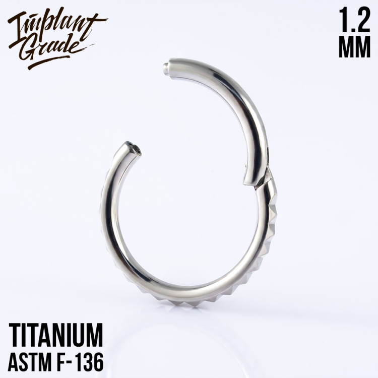 Кольцо-кликер Geometry Implant Grade 1.2 мм титан