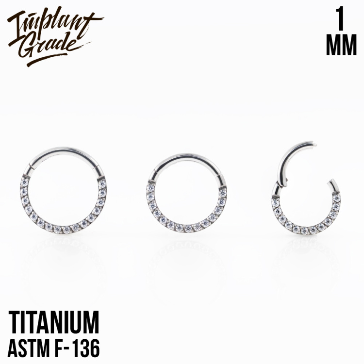 Кольцо-кликер Side Implant Grade 1 мм титан