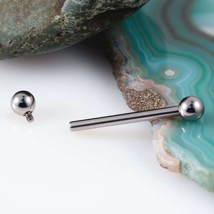 Штанга Implant Grade 1.6 мм шар 4 мм титан 