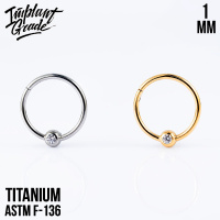 Кольцо-кликер Globe Implant Grade 1 мм титан