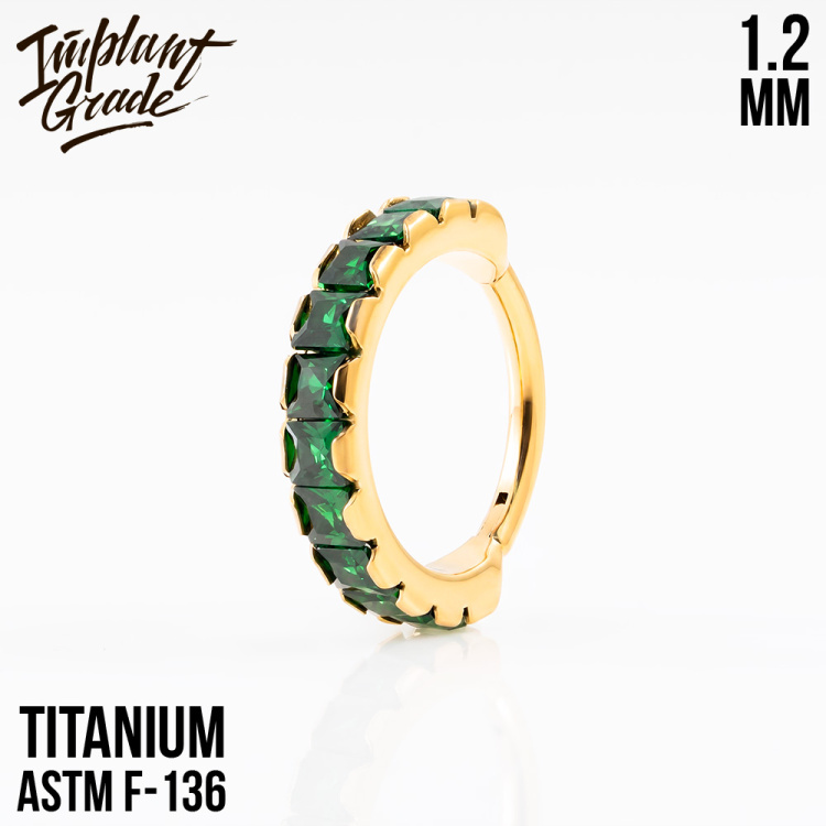 Кольцо-кликер Idol lite Implant Grade 1.2 мм титан