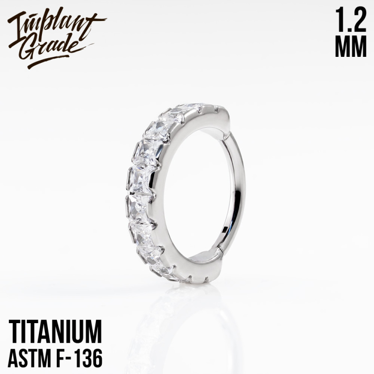 Кольцо-кликер Idol lite Implant Grade 1.2 мм титан