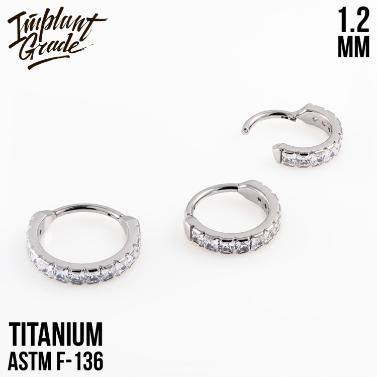 Кольцо-кликер Idol lite Implant Grade 1.2 мм титан