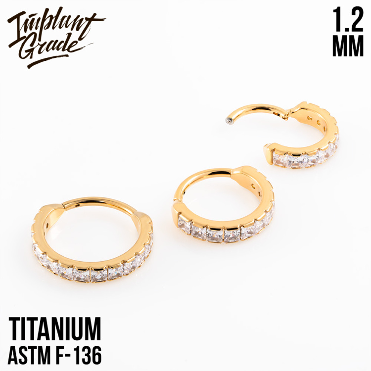 Кольцо-кликер Idol lite Implant Grade 1.2 мм титан