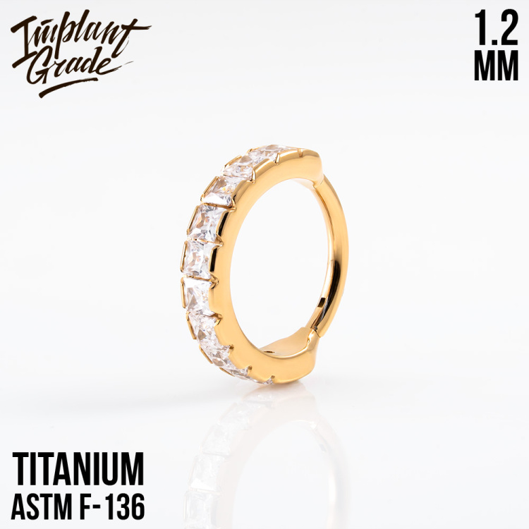 Кольцо-кликер Idol lite Implant Grade 1.2 мм титан