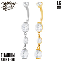 Банан Lady Implant Grade 1.6 мм титан