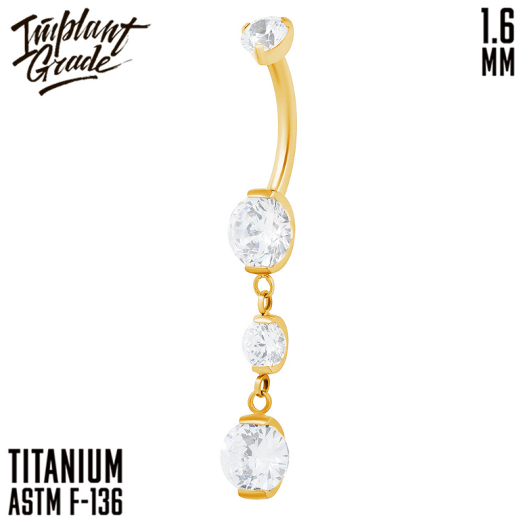 Банан Lady Implant Grade 1.6 мм титан