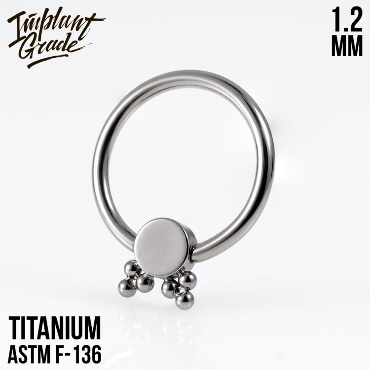 Кольцо Implant Grade 1.2 мм титан