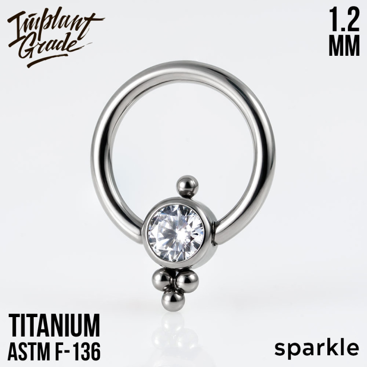 Кольцо Implant Grade 1.2 мм титан