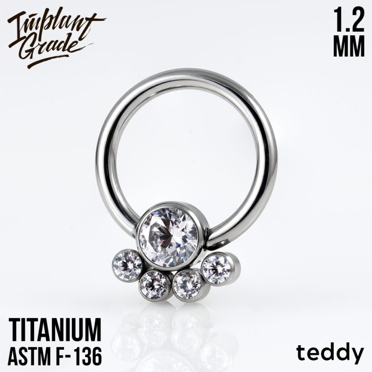 Кольцо Implant Grade 1.2 мм титан