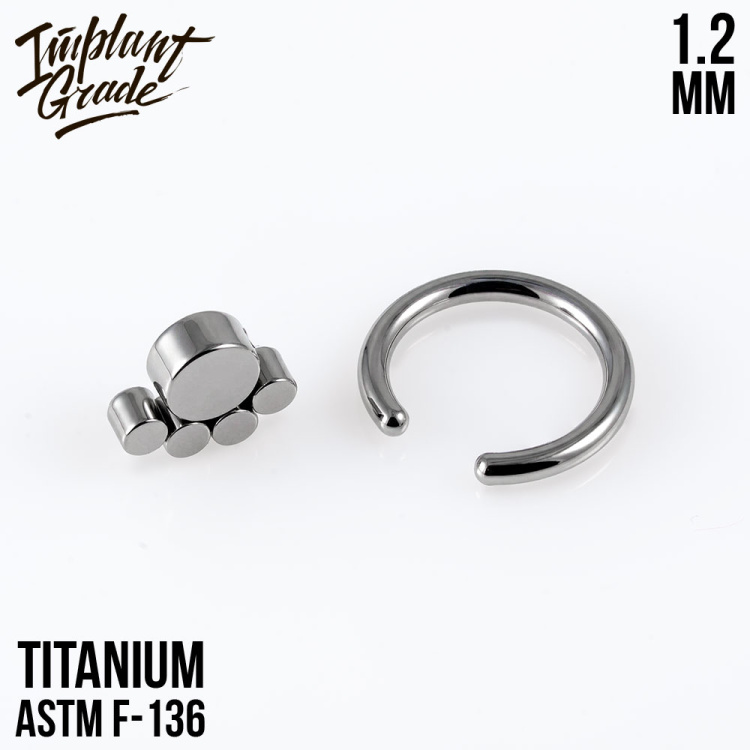 Кольцо Implant Grade 1.2 мм титан