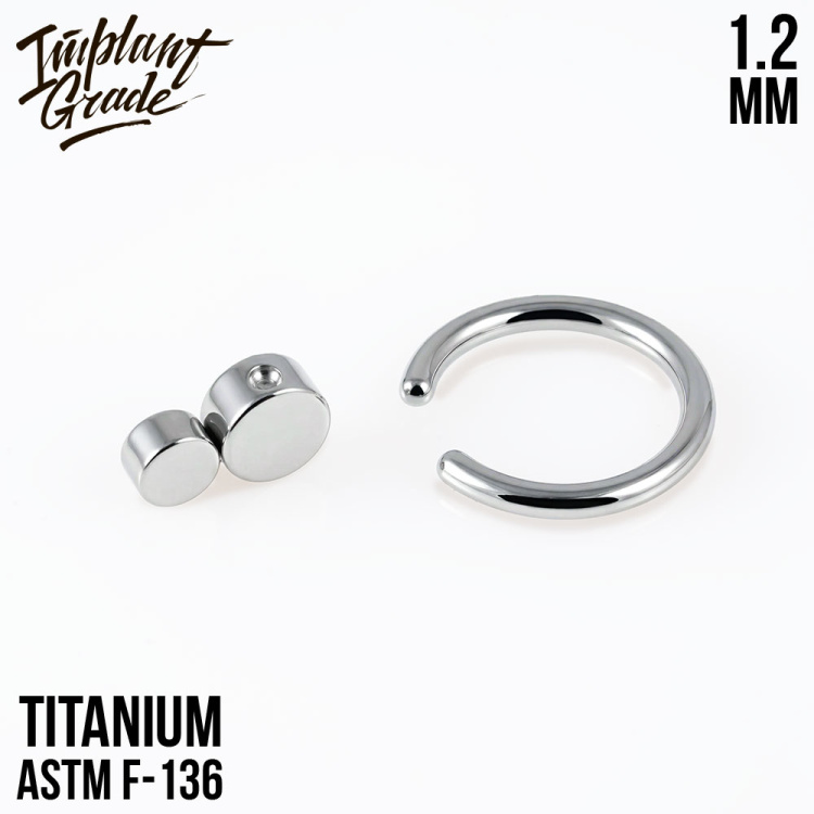 Кольцо Implant Grade 1.2 мм титан