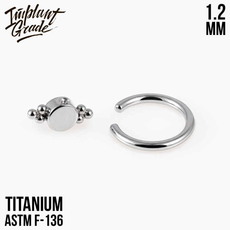 Кольцо Implant Grade 1.2 мм титан