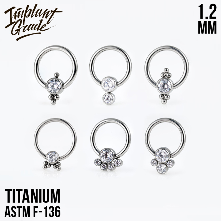 Кольцо Implant Grade 1.2 мм титан